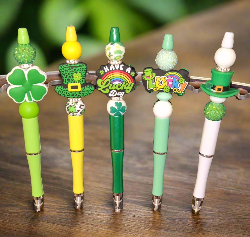 Irish beaded silicone pens