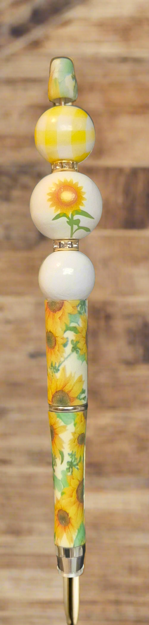 Sun flower Beaded Pens