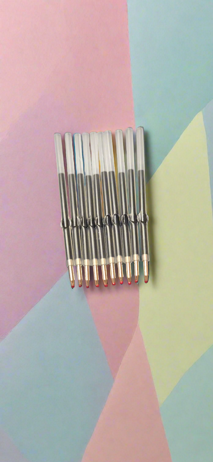 Pink Ribbon Beaded Pens