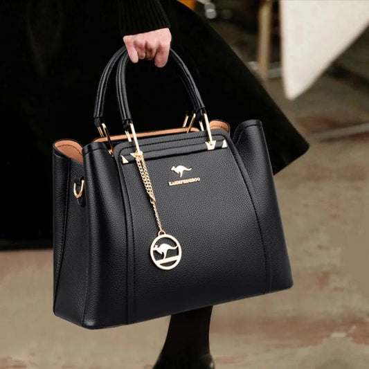 Femm Black Soft Handbag