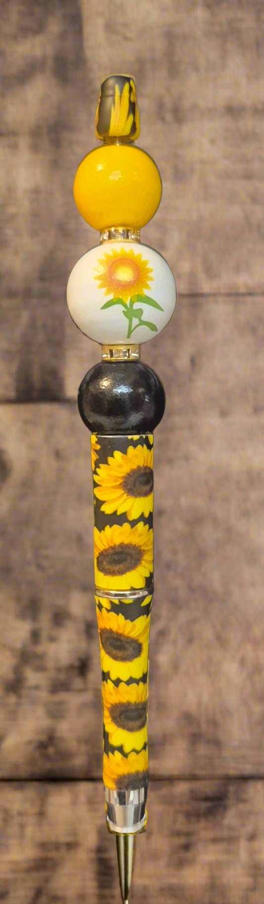 Sun flower Beaded Pens